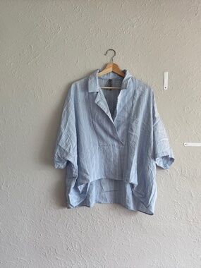 By Anthropologie Short-Sleeved Blouse